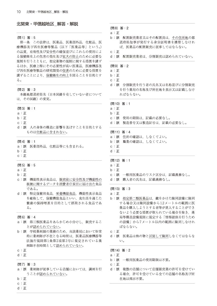 登録販売者 2019年度 登録販売者試験の都道府県別合格率：2019年(令和元年)と2018年